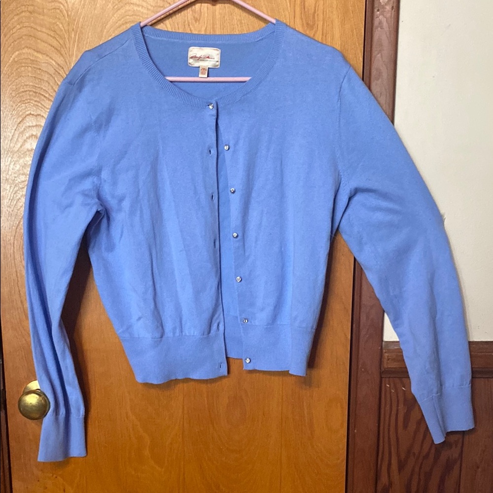 Marilyn Monroe Blue Cardigan Sweater